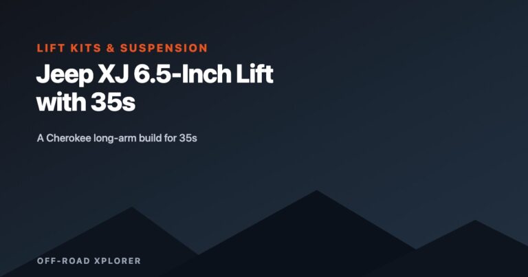 Jeep lift fitment guide