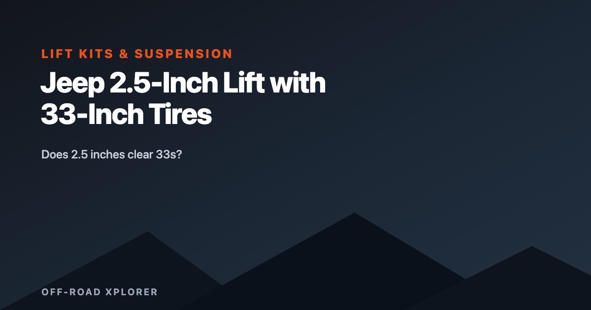 Jeep lift fitment guide