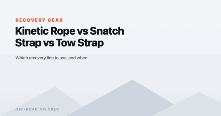 Recovery straps comparison illustration